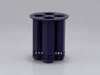 Monark Dimension mason smooth repoussé support bottle, 250ml, showing the sturdy design and labeling on the metal container.