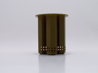 Mason lisse repoussé support by Monark Dimension in a 250ml container, shown in a close-up image of the metal craft tool.