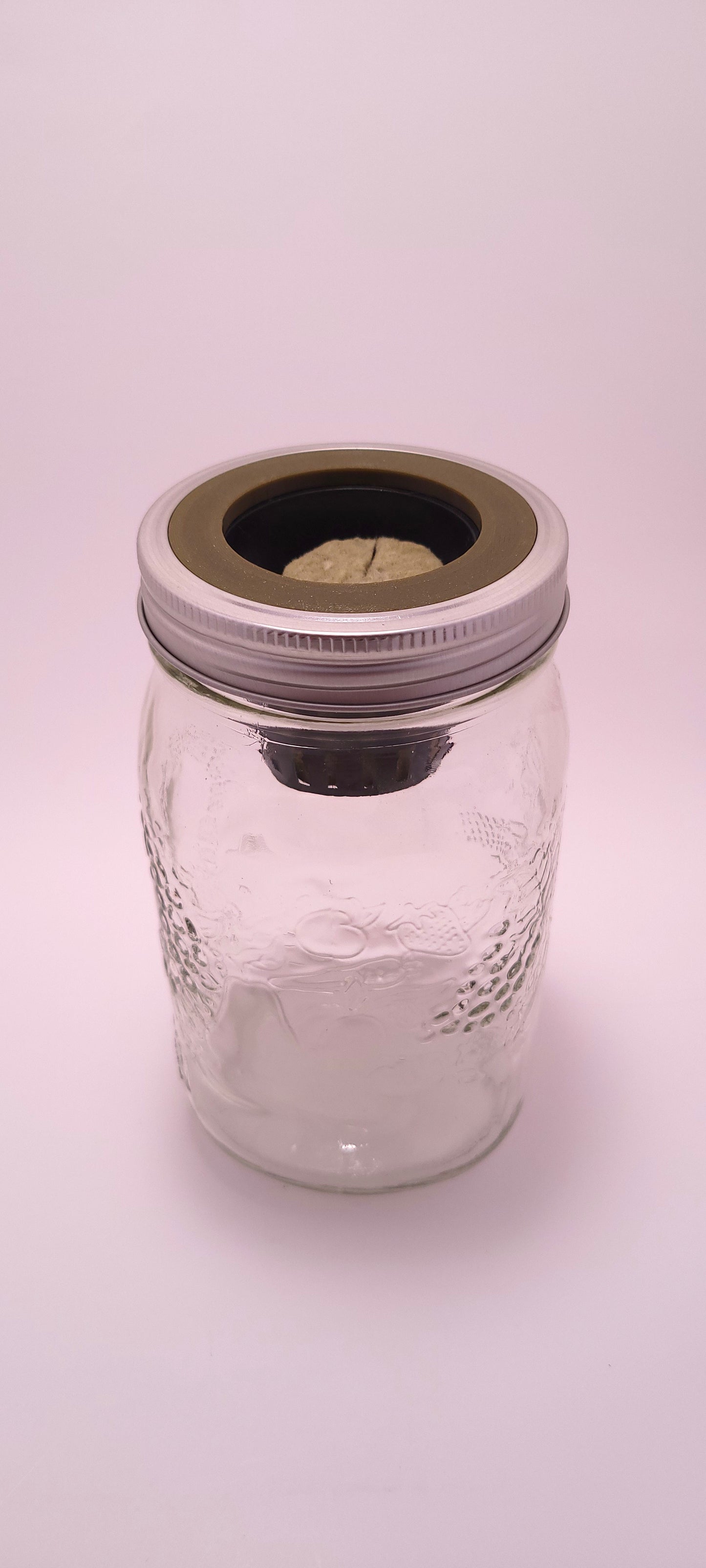 Hydro Mason déco 1L kit by Monark Dimension, featuring a transparent plastic container with labeling and tools for decorative crafts.