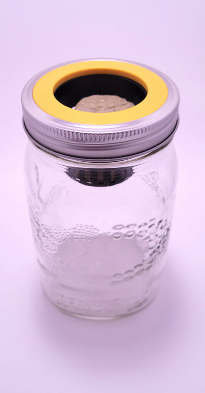 Hydro Mason decorative kit 1L from Monark Dimension, featuring colorful mason jar design with tools for crafting or decorating.